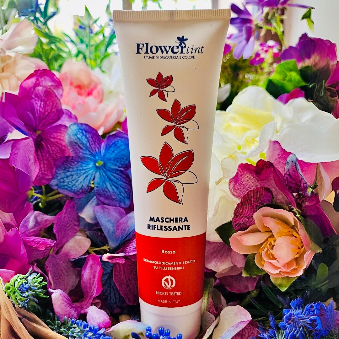Flowertint-Maschera riflessante-rosso