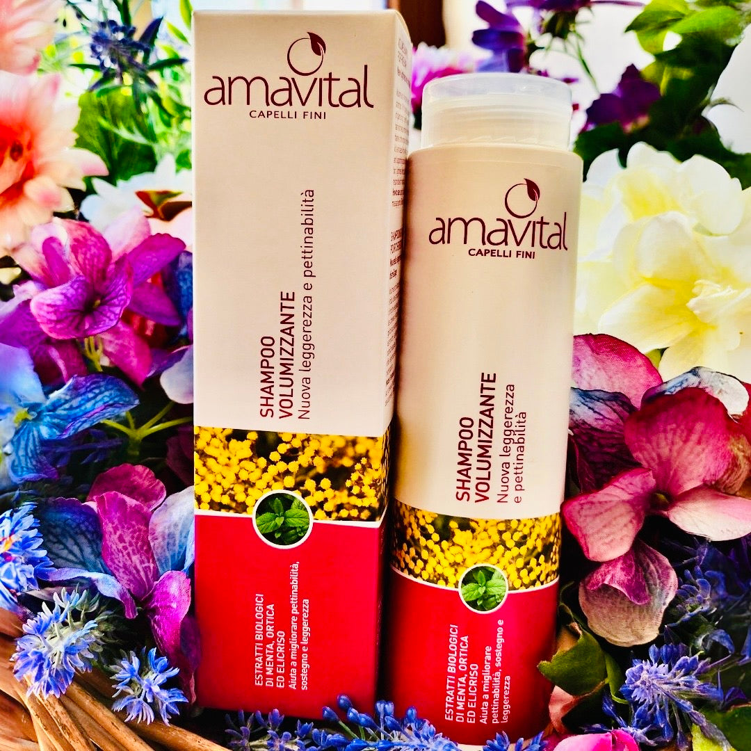 Amavital-shampoo volumizzante per capelli fini