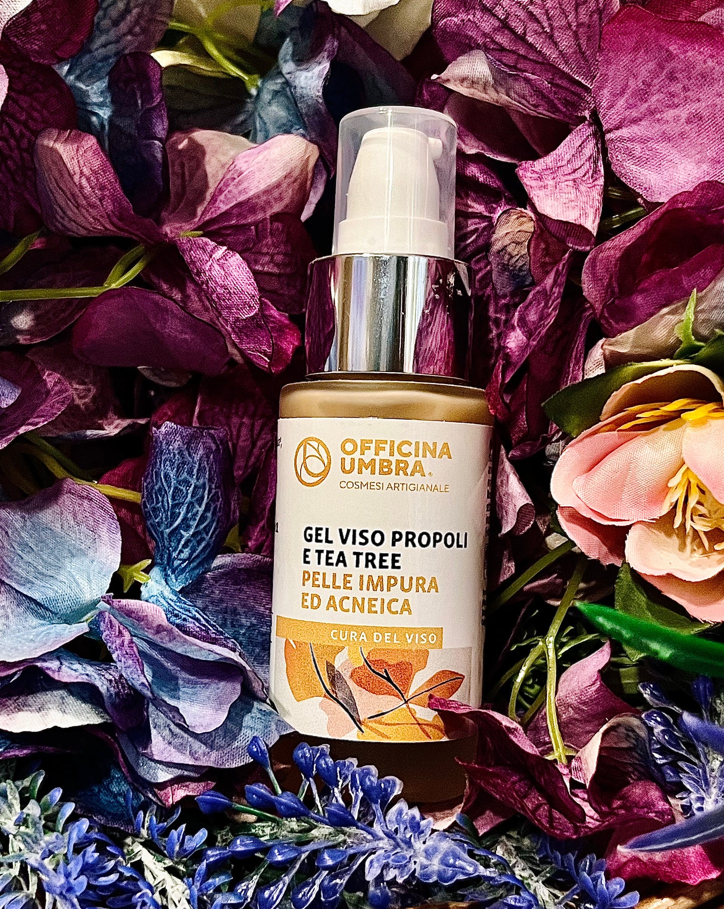 Officina Umbra-Siero Gel propoli e tea tree pelle acneica