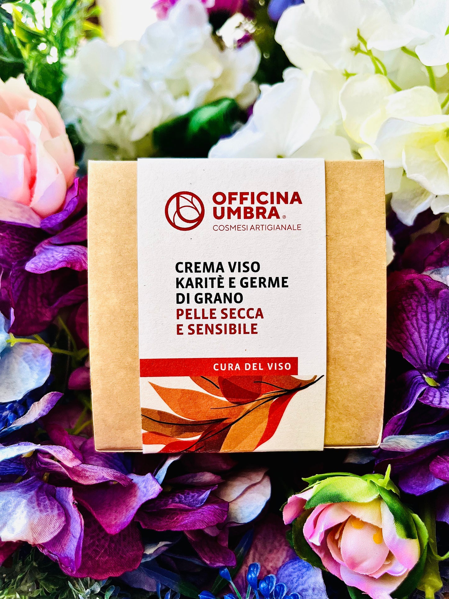 Officina Umbra-Crema Viso Karitè e Germe di Grano – pelle Secca e Sensibile