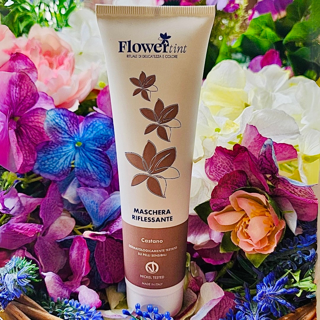 Flowertint-Maschera Riflessante Castano