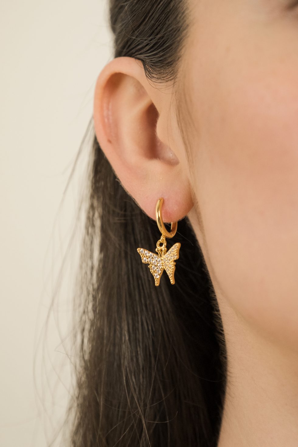 Veramè Gioielli-Orecchini Pendenti Farfalle Valentina Oro