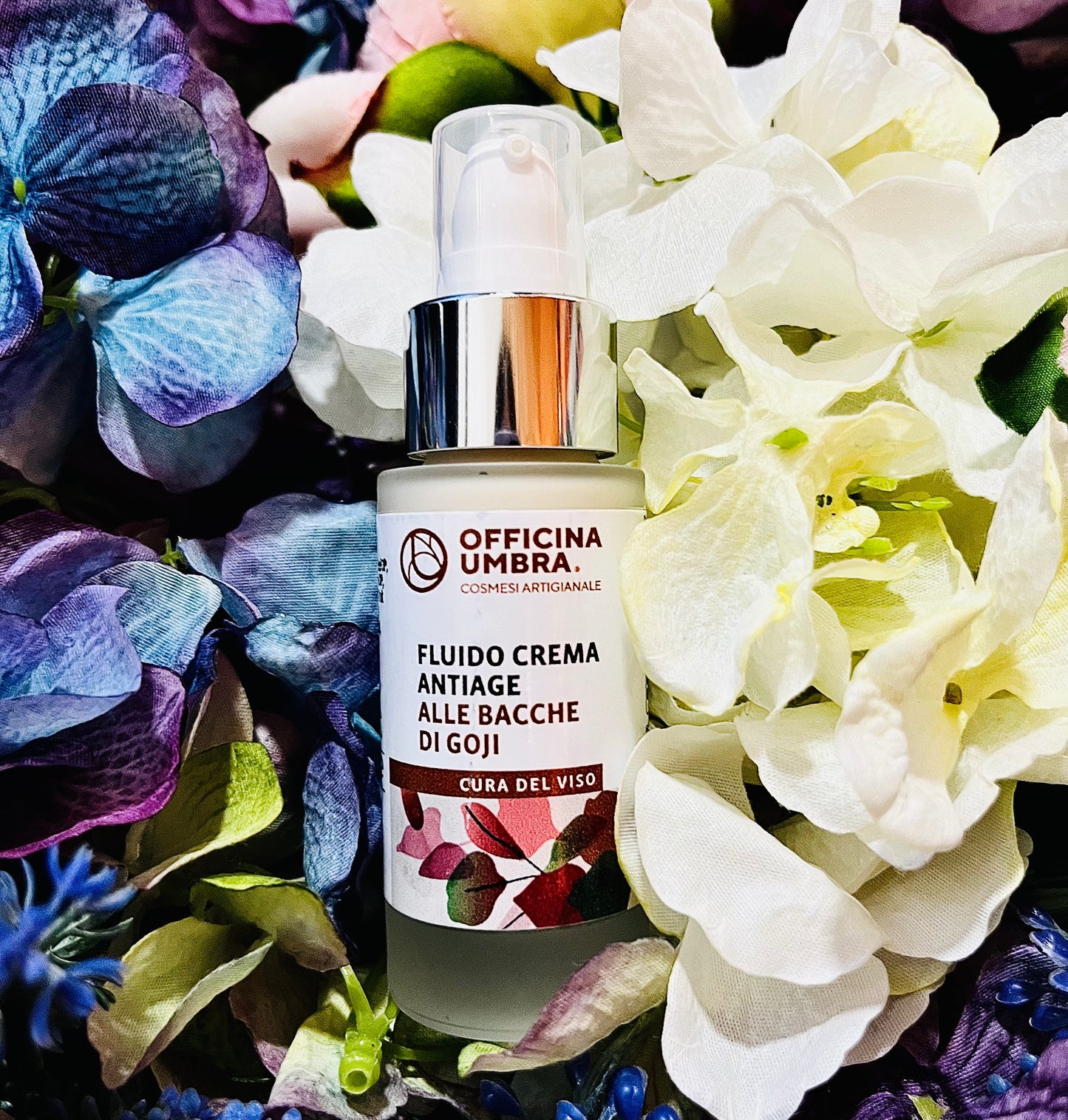 Officina Umbra-Crema viso antiage alle Bacche di Goji idratante e nutriente